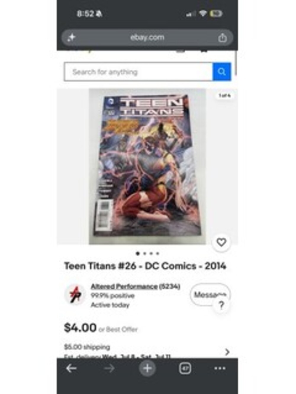 Teen Titans #26 Comic Book - DC Comics 2014